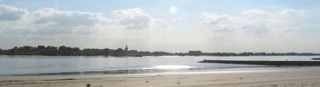 Falkenstein Beach on the River Elbe - Hamburg
